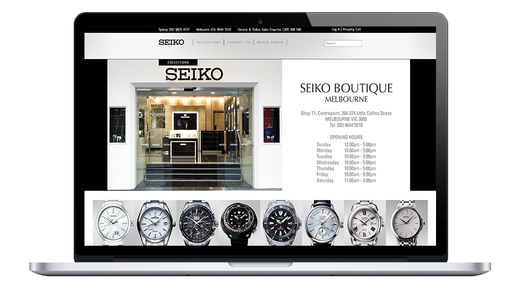 Seiko Boutique Website